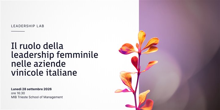 Leadership femminile vino